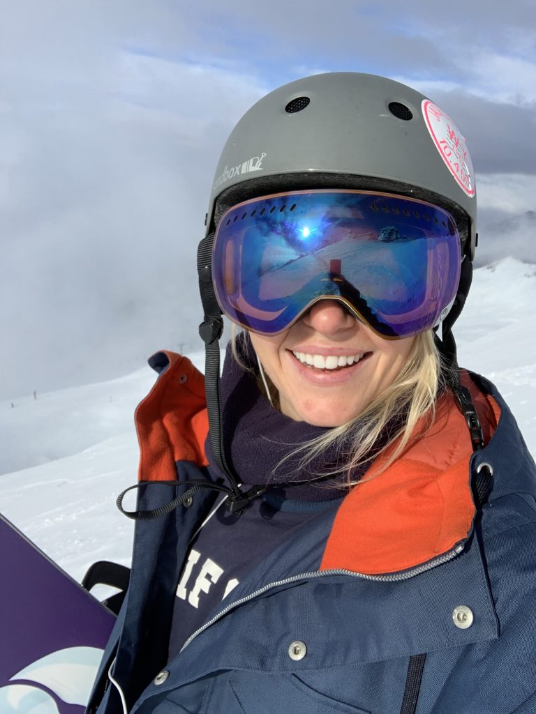 Snowboarding Selfie
