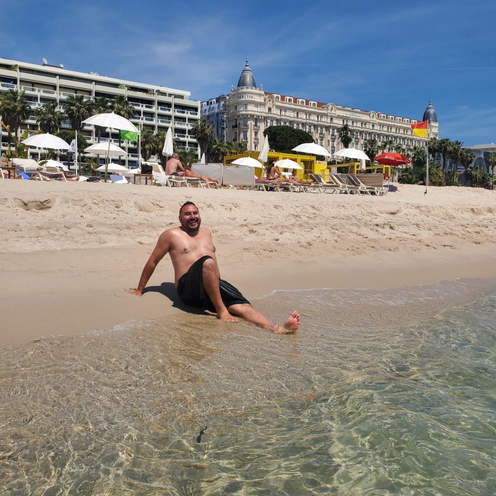 Cannes Beach in France