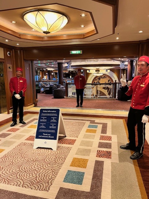 Cunard Boarding