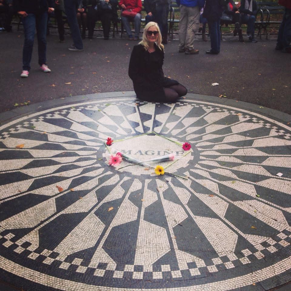 Me Central Park John Lennon Memorial
