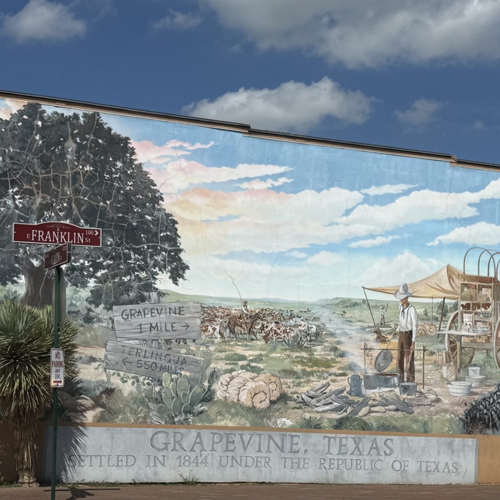 Grapevine Texas Art Mural