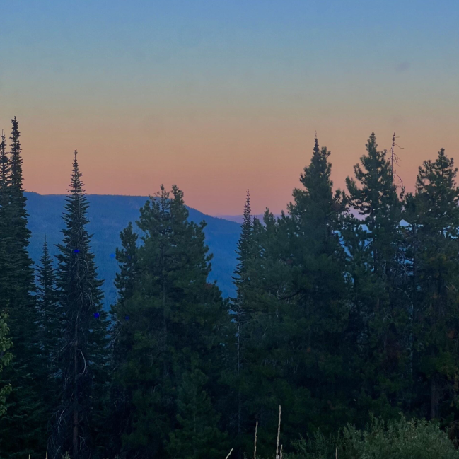 Kelowna To Vancouver Drive Sunset