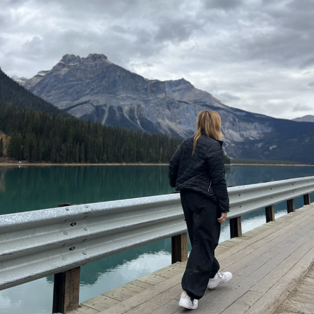 Molly In Emerald Lake Banff