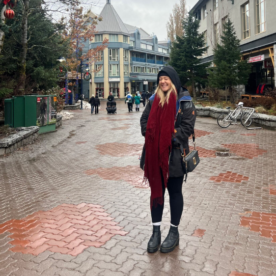 Molly In Whistler Village