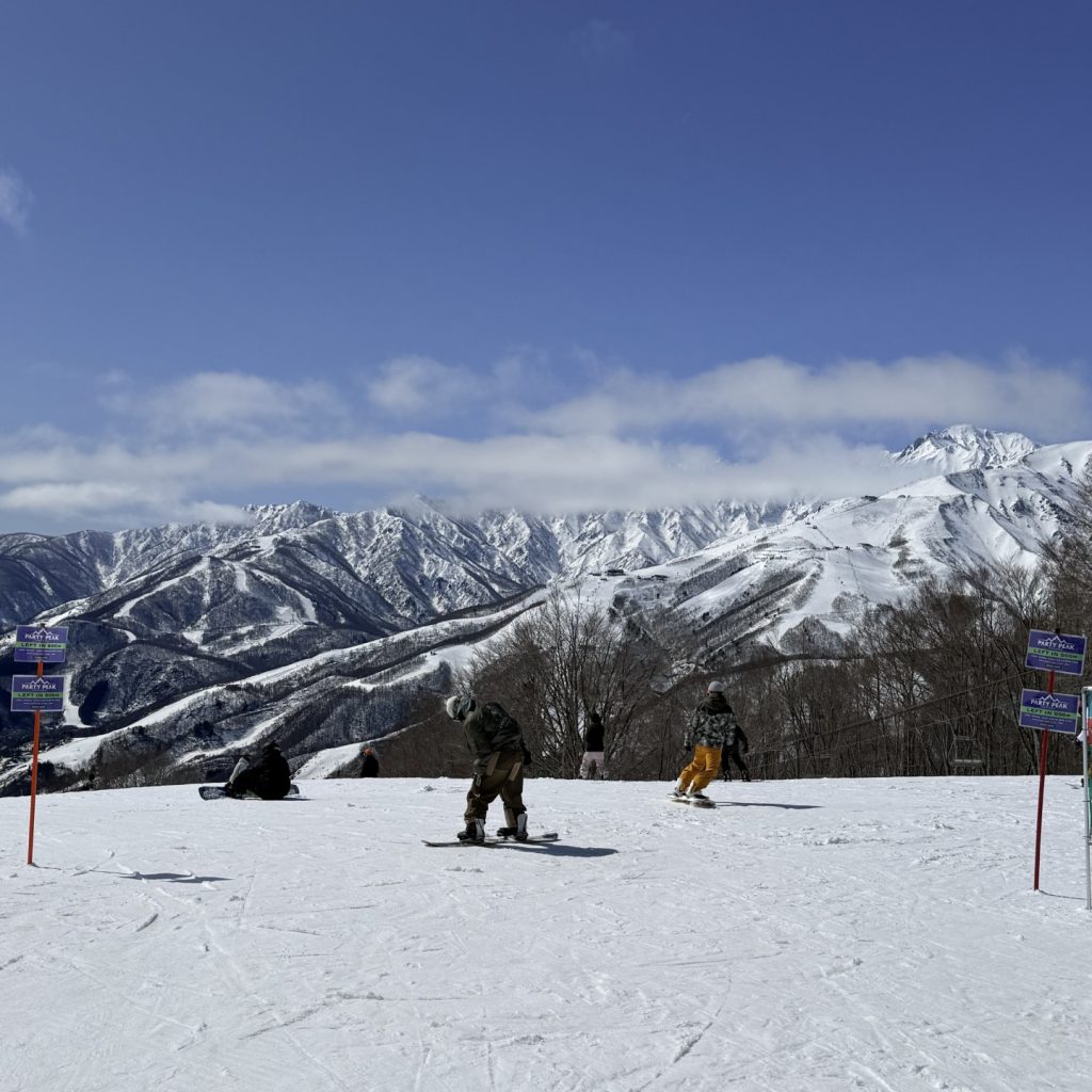 Unreal views from Iwatake in Hakuba Valley