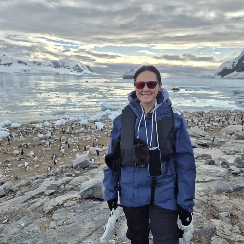 Standing on Continental Antarctica