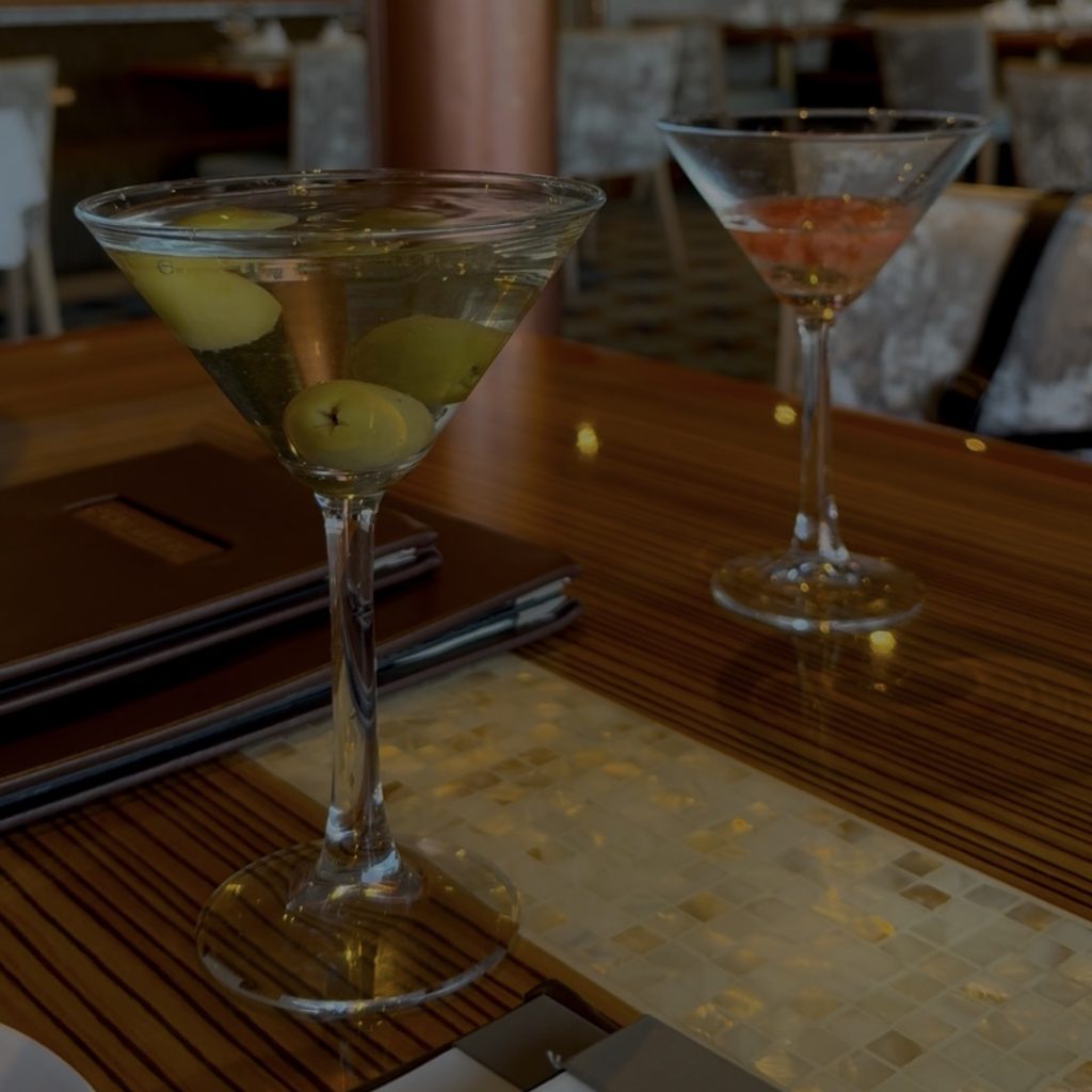 Dirty Martini in Fahrenheit 555 Steakhouse