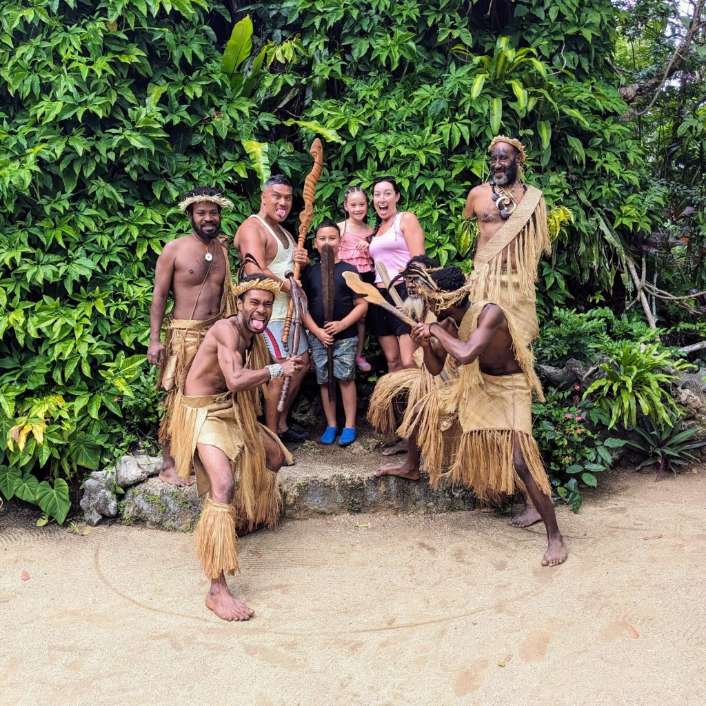 Family visit to Ekasup Cultural Village in Port Vila, Vanuatu