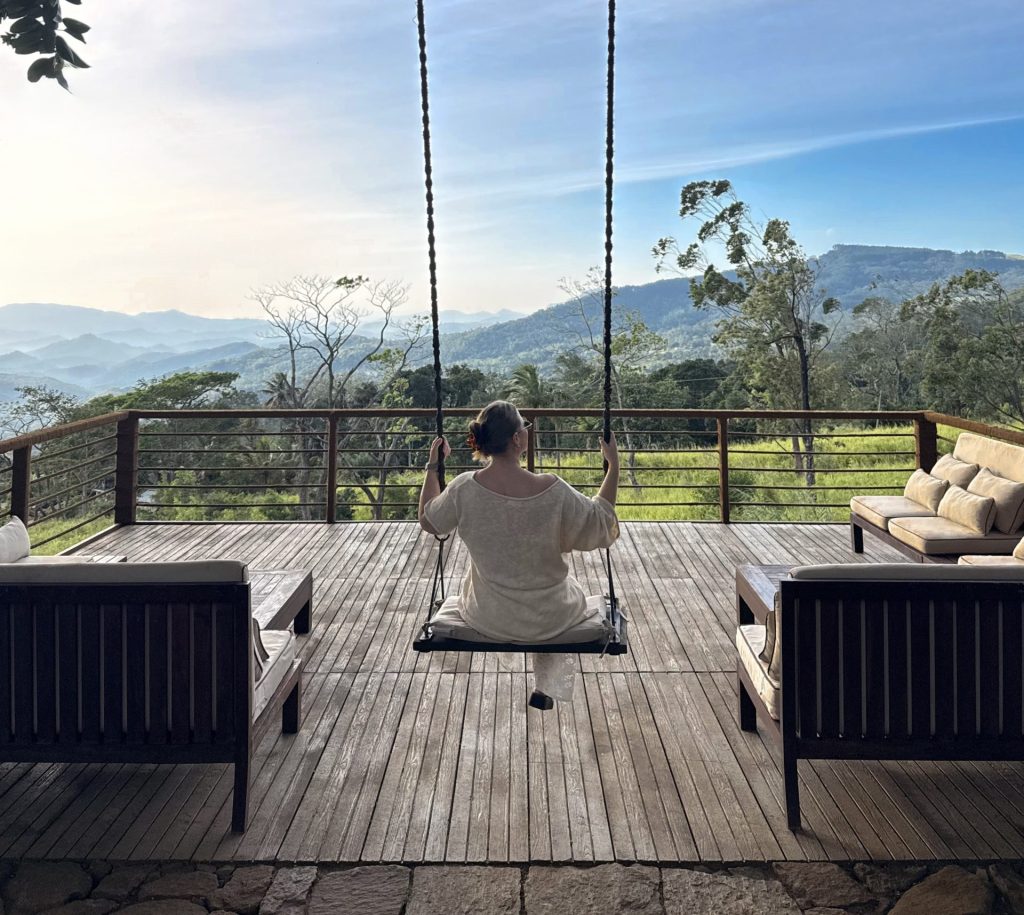 The view from the W15 Hanthana Estate in Kandy