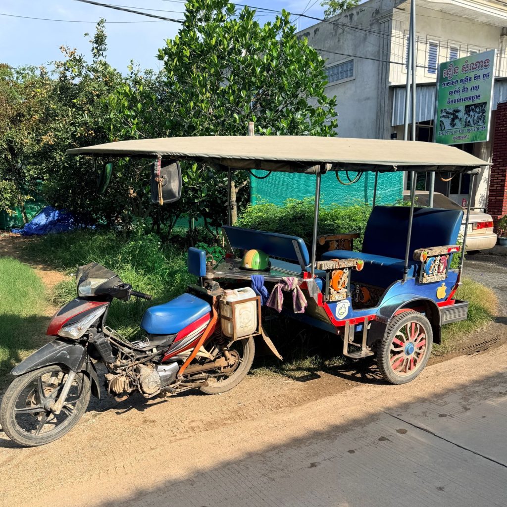Exploring Cambodia like a local aboard a remork, the Cambodian version of a tuk-tuk