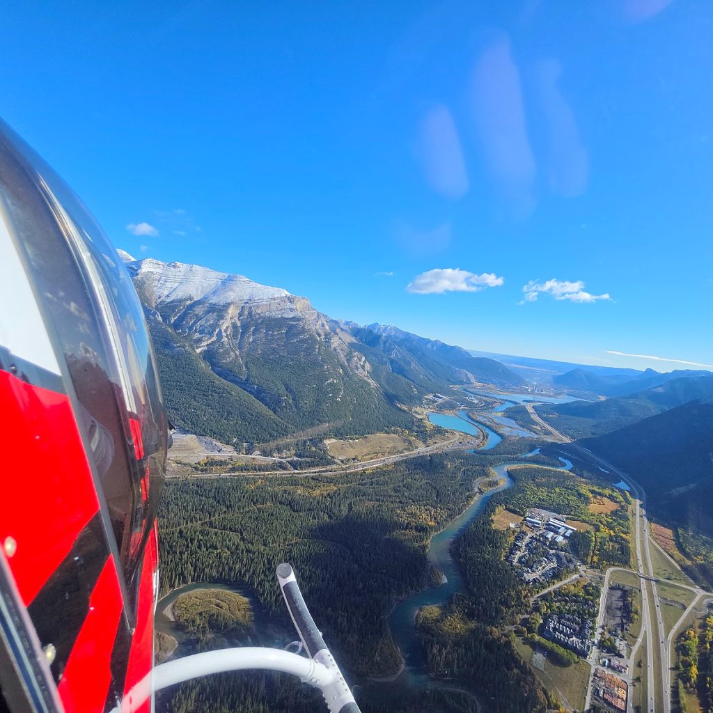 Helicopter Ride In Banff